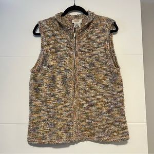 Talbots | Knit Zip Up Vest